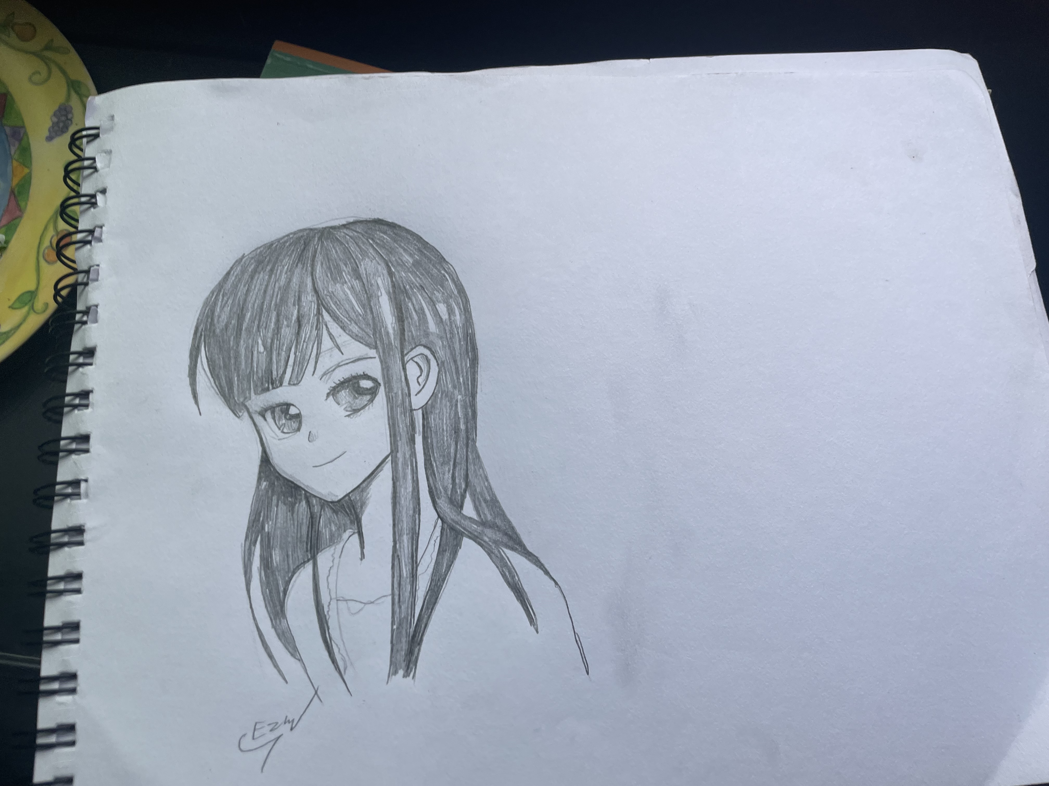 anime girl with black hair